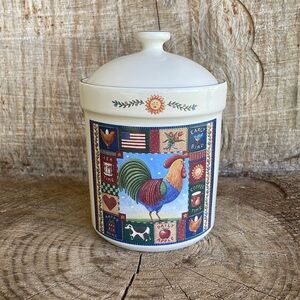 Small Glass Chicken Jar